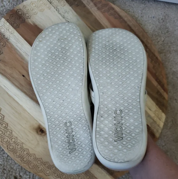 Vionic Circle Sandals Toe Post Cream 10 - Picture 5 of 5